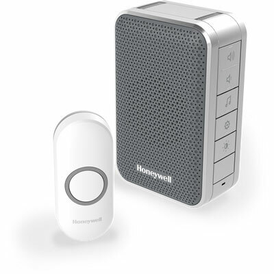 Honeywell Series 3 Wireless Portable Doorbell With Push Button Silver