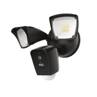 PSA Centrii Floodlight With 3.0MP HD Camera Black