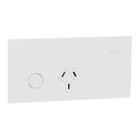 Clipsal Solis T Series Single Powerpoint 10A with ZigBee White Ceramic