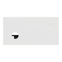 Clipsal Solis 1 Gang Switch Grid & Cover Zen White