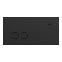 Clipsal Solis 2 Gang Switch Zen Black