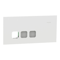 Clipsal Solis T Series 3 Gang Communication Plate Grid & Cover White Ceramic