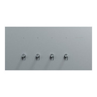 Clipsal Solis T Series 4 Gang Switch Platinum