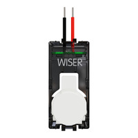 Clipsal Solis T Series Wiser Pushbutton Adaptor + LED Zen White