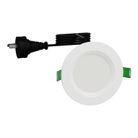 Clipsal 7W Ripple Resistant Tri-Colour Dimmable LED Downlight Kit (90mm)