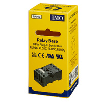 IMO Din Rail Relay Base | 8 Pin Plug-In Socket (SRRE8)