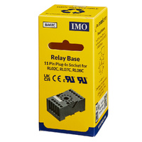 IMO Din Rail Relay Base | 11 Pin Plug-In Socket (SRRE11)