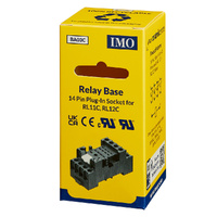 IMO Din Rail Relay Base | 14 Pin Plug-In Socket (SRNE4-C) 