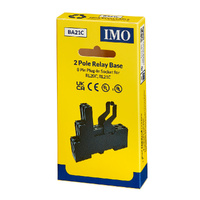 IMO Din Rail 2 Pole Relay Base | 8 Pin Plug-In Socket (SRHME-S)