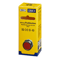 IMO Pushbutton Red | Momentary Action | 22.5mm IP67 (BS3DRED)