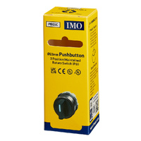 IMO Rotary Knob | 3 Position Maintained | 22.5mm IP65 (BS3KN3)