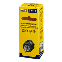 IMO Rotary Switch | Key Operated | 3 Position Maintained | 22.5mm IP65 (BS3SARR102)