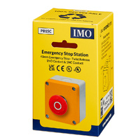 IMO Emergency Stop Station | Twist Release | 1NO + 1NC | 40mm IP67 (BG10P34-11)