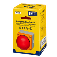 IMO Emergency Stop Station | Foot/Palm Operated | Twist Release | 2NC | IP67 (BG10P34P-02)