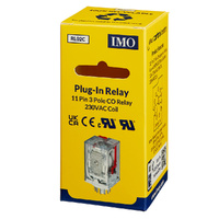 IMO Plug-In Relay | 11 Pin 3P Changeover | 10A 240V AC Coil (RSE3PN230AC)