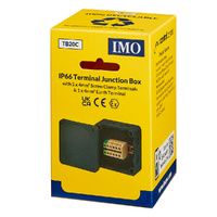 IMO Terminal Junction Box | 85x85x51mm IP66 Black